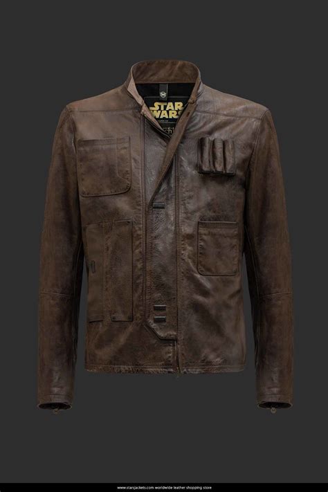 han solo replica leather jacket|han solo leather coat.